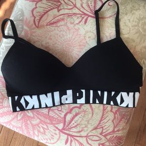 Pink by VS push up Bralette size Small NWOT